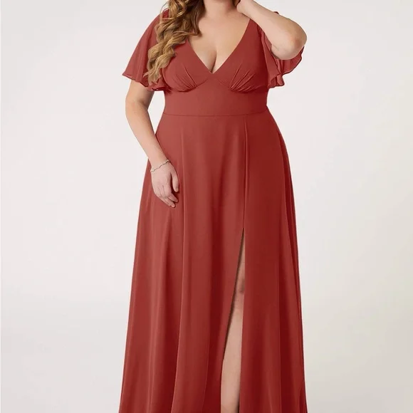 Azazie Kimber - Chiffon
Terracotta • A8
Never worn - Picture 4 of 5